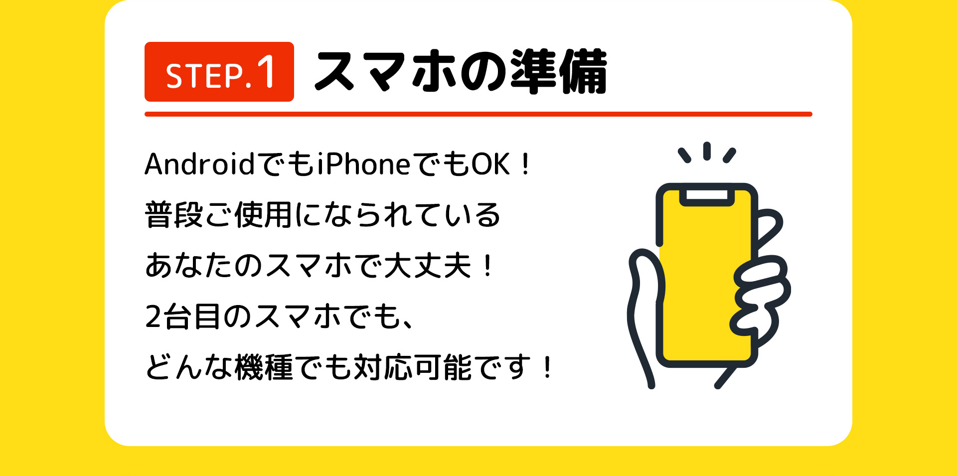 スマホの準備